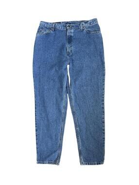 VTG Levis 522 Women's Size 18 Jeans Blue Tapered Fit Tapered Leg Made in USA New